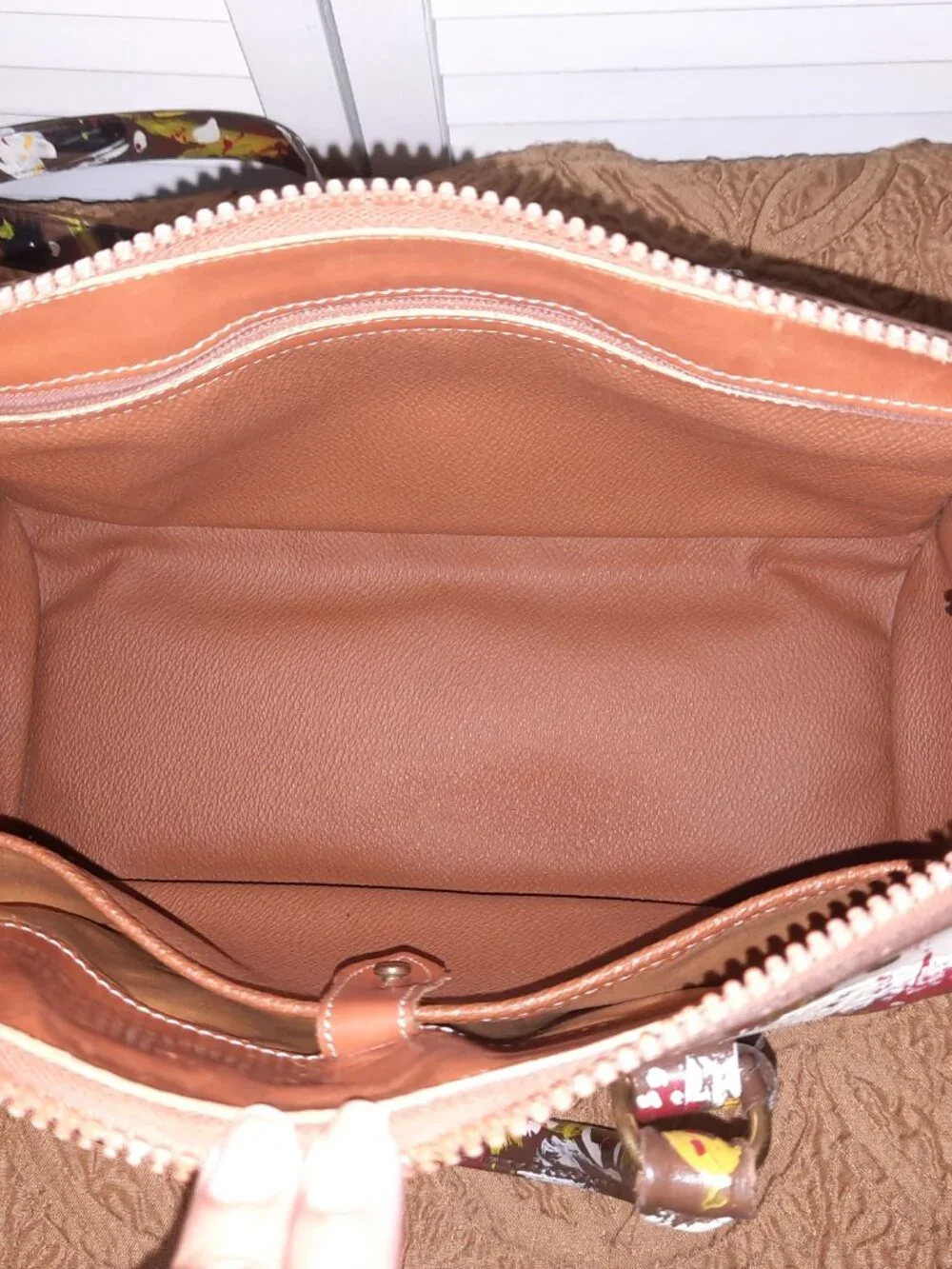 Vintage Dooney & Bourke Dipinta Inspired Satchel - Picture 13 of 15